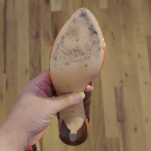 Report Signature peach and tan platform heel - Picture 10 of 11